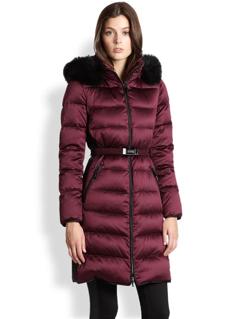 burberry purple puffer coat|women's Burberry puffer coat sale.